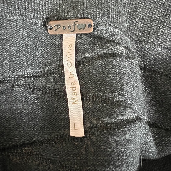 WOMEN'S GRAY STRETCHY COTTON SKIRT Size Large - Picture 5 of 6